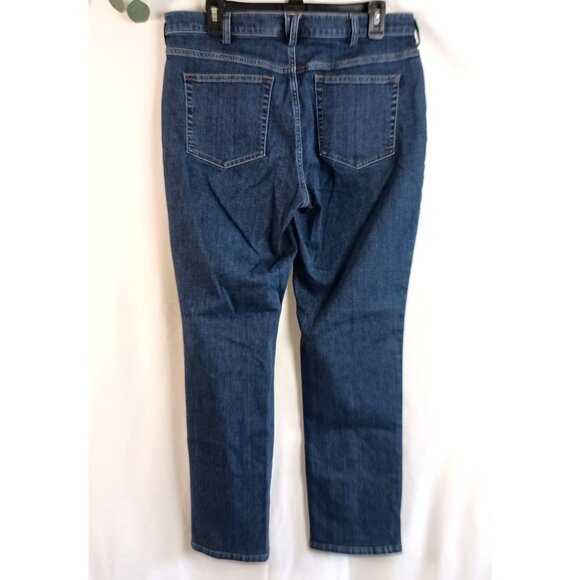 Duluth Trading Co Jeans Size 12 x 31 Women Straight Leg Stretch Denim Pants - Picture 3 of 5